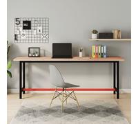 vidaXL Établi, Table de Travail avec Trous, Poste de Travail, Établi de Bricolage Maison, 200x55x81,5 cm Bois Massif de 3188907 Beige G