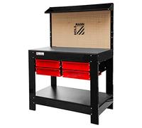 Holzmann Établi WT37 – 4 tiroirs et panneau perforé – 1120 x 1580 x 610 mm