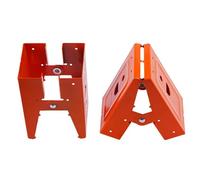 Établis en métal robuste, mécanisme de libération rapide, design à dents antidérapantes pour le travail du bois et l'assemblage de meubles, supports métalliques solides pour projets