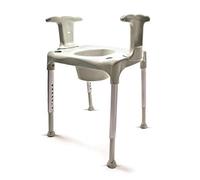 Etac Swift Tabouret Percé de Toilettes avec Accoudoirs