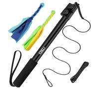 ETACCU Canne à pêche pour Grands Chiens, Jouet Extensible pour Chien, Poteau de Flirt avec Jouet en Corde pour Chien Moyenne et Grande Taille