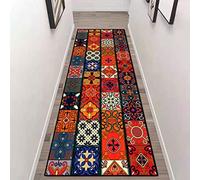 Etaclover Tapis de Passage Grand Tapis De Couloir,Lavable antiderapant Motifs Géométriques Tapis Cuisine,Antidérapant Entrée Tapis for Cuisine Salon Chambre Entrée,Tapis Chambre Adulte