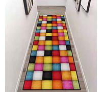 Etaclover Tapis de Passage Grand Tapis De Couloir,Lavable antiderapant Motifs Géométriques Tapis Cuisine,Antidérapant Entrée Tapis for Cuisine Salon Chambre Entrée,Tapis Chambre Adulte