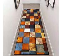 Etaclover Tapis de Passage Grand Tapis De Couloir,Lavable antiderapant Motifs Géométriques Tapis Cuisine,Antidérapant Entrée Tapis for Cuisine Salon Chambre Entrée,Tapis Chambre Adulte