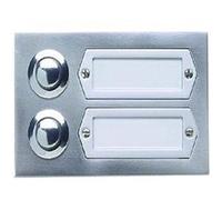 Étage Plaque eta5 02ga Aluminium/argent eloxev155532 Montage encastré 2 klinget Aste Argent G