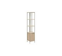 Etagère 1 porte 3 niveaux Duna H176 cm
