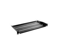Étagère 19" 1U G/250 noire RAL 9005 TN-19-250-1U-BK