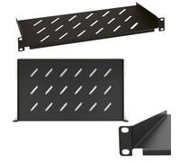 Étagère 19 pouces 1U 300 mm de profondeur - Fond de rack stable pour armoire ...