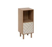 Etagère 2 cases 1 porte Mix'n'Match MDF
