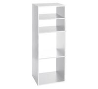 Étagère 2 cases + 2 étagères Mix Atmosphera - Blanc