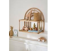 Etagère 2 niveaux Arc-en-ciel en rotin bois TU