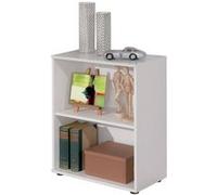 Étagère 2 Niveaux "Delnice" 75cm Blanc Blanc G