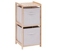 Etagère 2 niveaux Tidy Box bois clair