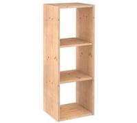 Armoire Astigarraga Etagère 3 cases bois 105.4cm dinamic-3