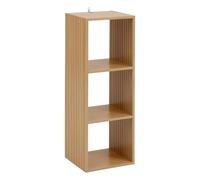 Étagère 3 Cases Mix "Tasso" 102cm Naturel