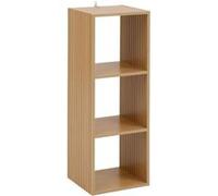 5 five simply smart 5five - Étagère Modulable Tasso 3 Cases Effet Bois Tasseaux, 35 x 32 x 102 cm - pour Salon, Chambre, Bureau
