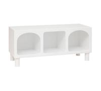 Etagère 3 compartiments ""Tara"" blanc 90x40x32cm - Atmosphera createur d'interieur