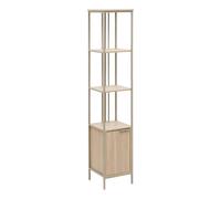 5five - étagère duna rectangulaire 35x35cm 1 porte beige