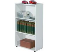 Inter Link Bibliothèque/Étagère à 3 rangements ARCO 2 Blanc