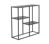 Étagère 3 Niveaux en Métal "Staal" 81cm Noir