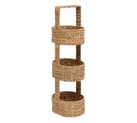 Atmosphera - Étagère 3 paniers Serena h91cm Beige