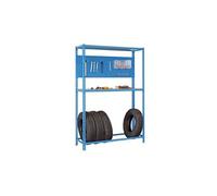 Etagère 3 plateaux bleu/zinc charge 180Kg/plateau KIT SIMONRACING MEGAPLUS 3/400 Simon Rac Bleu