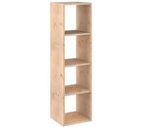 Etagère 4 cases bois 140cm Astigarraga dinamic-4 bois G