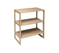 Paris Prix Étagère Mix n'Modul 4 cases empilable 84 cm Naturel