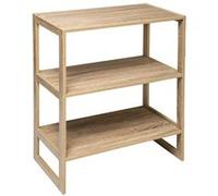 Paris Prix Étagère Mix n'Modul 4 cases empilable 84 cm Naturel