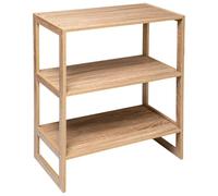 Paris Prix Étagère Mix n'Modul 4 cases empilable 84 cm Naturel