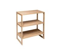 Paris Prix Étagère Mix n'Modul 4 cases empilable 84 cm Naturel
