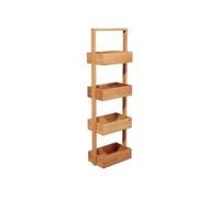 Meuble Rangement 4 paniers en Bambou