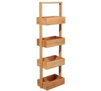 Étagère 4 cases en bambou 5five Incolore G