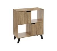 5 five simply smart Étagère 4 Cases Porte Effet Bois Naturel Ceda
