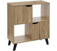 Etagère 4 cases Mix naturel 2 portes Ceda 5five Beige G