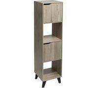 Etagère 4 cases Mix naturel sur pieds 5five - Naturel Naturel foncé G