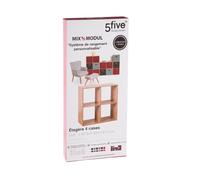 Etagère 4 Cases Mix - P. 32 cm x H. 67,5 cm - Beige