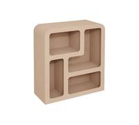 Atmosphera Étagère 4 niveaux Soleya Beige moyen 75x30 cm