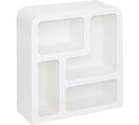 Meuble 4 niches Soleya blanc 75x30cm - Atmosphera createur d'interieur