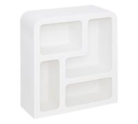 Étagère 4 Niches Design "Soleya" 85cm Blanc