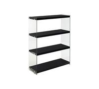 Etagère 4 Niveaux "Elementary" 113cm Noir Brillant