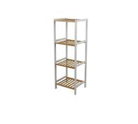- Etagère 4 niveaux en bois - Marron et banc
