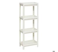 5five Étagère 4 niveaux en plastique blanc