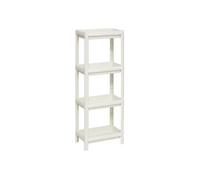 Etagère 4 niveaux plastique blanc