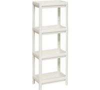 5five Étagère 4 niveaux en plastique blanc