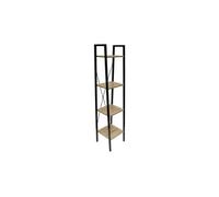 Etagère 4 tablettes en bois et métal Savannah 34 cm Beige G