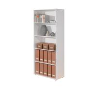 Étagère 5 Niveaux "Delnice" 180cm Blanc