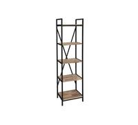 Atmosphera - Étagère Edena 5 niveaux 45x180 cm Bois d'acacia et métal - Naturel