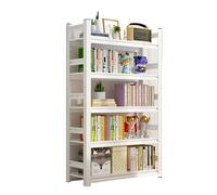Étagère 5 Niveaux en Acier - Bibliothèque Modulable Profondeur 30/35/40cm for Bureau/Salon - Montage Facile Étagère Debout(5-Tier H183cm,W110-D35cm)