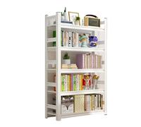 Étagère 5 Niveaux en Acier - Bibliothèque Modulable Profondeur 30/35/40cm for Bureau/Salon - Montage Facile Étagère Debout(5-Tier H160cm,W60-D40cm)